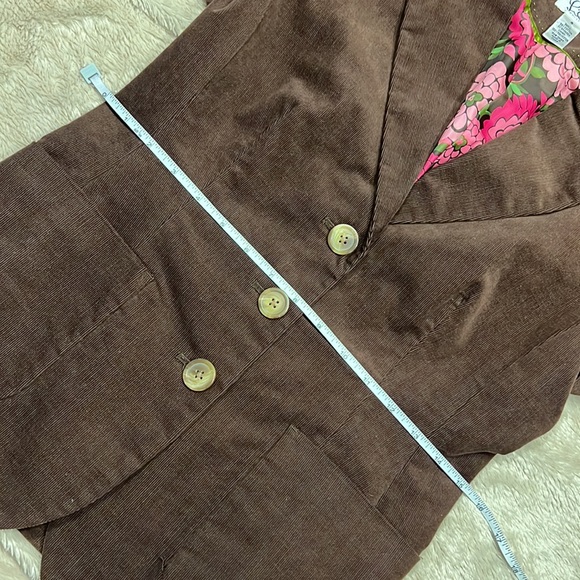 🎉HP🎉 LILY PULITZER Vintage Corduroy Jacket/Blazer - Picture 11 of 11